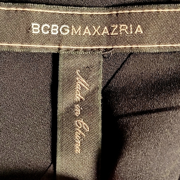 BCBG Maxazria - Sleeveless Sheath Dress, Blue with Black Block - Size 10 - Picture 3 of 6